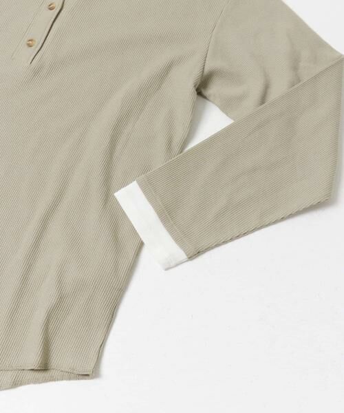 URBAN RESEARCH DOORS / アーバンリサーチ ドアーズ Tシャツ | レイヤード風ワッフルヘンリープルオーバー | 詳細22