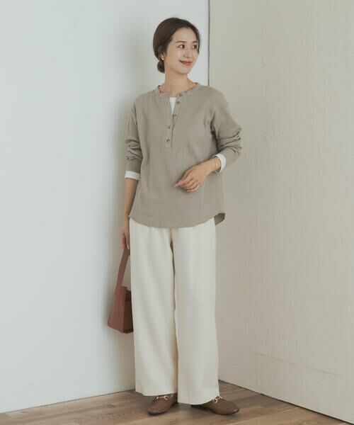 URBAN RESEARCH DOORS / アーバンリサーチ ドアーズ Tシャツ | レイヤード風ワッフルヘンリープルオーバー | 詳細16