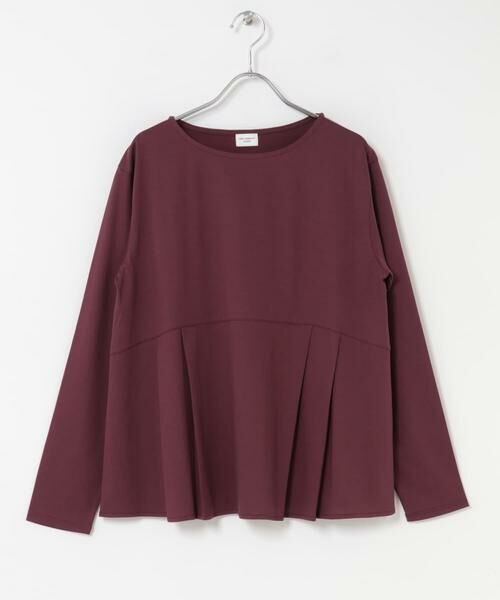 URBAN RESEARCH DOORS / アーバンリサーチ ドアーズ Tシャツ | シルキーコットンペプラムプルオーバー | 詳細10