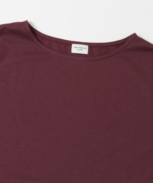 URBAN RESEARCH DOORS / アーバンリサーチ ドアーズ Tシャツ | シルキーコットンペプラムプルオーバー | 詳細11