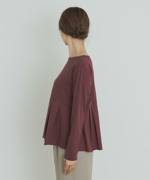 URBAN RESEARCH DOORS / アーバンリサーチ ドアーズ Tシャツ | シルキーコットンペプラムプルオーバー | 詳細8