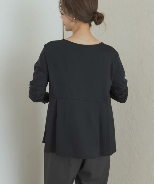 URBAN RESEARCH DOORS / アーバンリサーチ ドアーズ Tシャツ | シルキーコットンペプラムプルオーバー | 詳細15