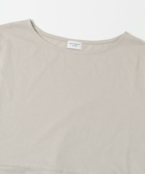 URBAN RESEARCH DOORS / アーバンリサーチ ドアーズ Tシャツ | シルキーコットンペプラムプルオーバー | 詳細30