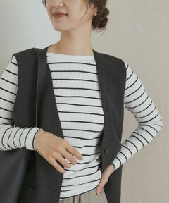 URBAN RESEARCH DOORS / アーバンリサーチ ドアーズ Tシャツ | 針抜き長袖カットソー