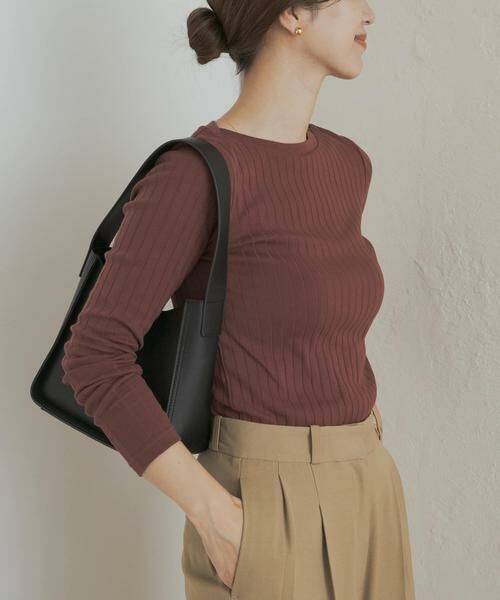 URBAN RESEARCH DOORS / アーバンリサーチ ドアーズ Tシャツ | 針抜き長袖カットソー | 詳細1