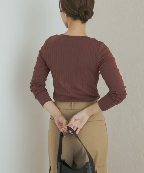 URBAN RESEARCH DOORS / アーバンリサーチ ドアーズ Tシャツ | 針抜き長袖カットソー | 詳細3