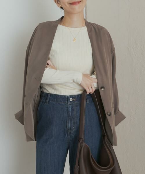 URBAN RESEARCH DOORS / アーバンリサーチ ドアーズ Tシャツ | 針抜き長袖カットソー | 詳細15