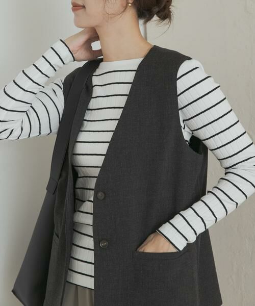 URBAN RESEARCH DOORS / アーバンリサーチ ドアーズ Tシャツ | 針抜き長袖カットソー | 詳細21