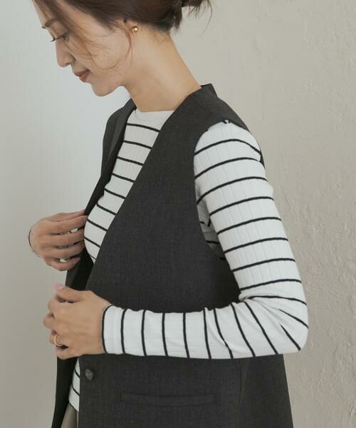 URBAN RESEARCH DOORS / アーバンリサーチ ドアーズ Tシャツ | 針抜き長袖カットソー | 詳細22