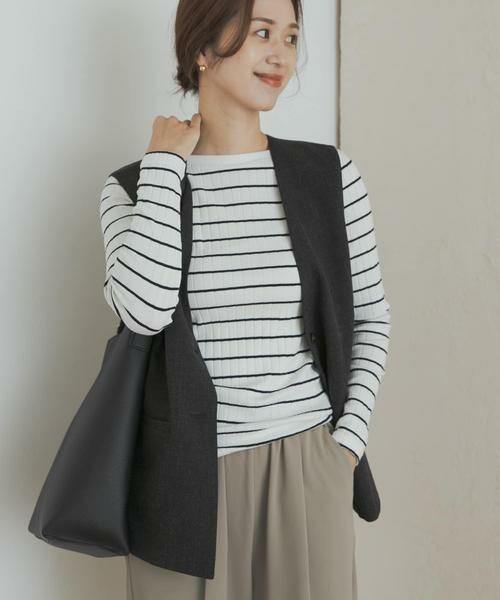 URBAN RESEARCH DOORS / アーバンリサーチ ドアーズ Tシャツ | 針抜き長袖カットソー | 詳細25