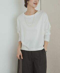 URBAN RESEARCH DOORS / アーバンリサーチ ドアーズ Tシャツ | コットンバックタック長袖プルオーバー