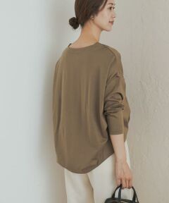 URBAN RESEARCH DOORS / アーバンリサーチ ドアーズ Tシャツ | コットンバックタック長袖プルオーバー