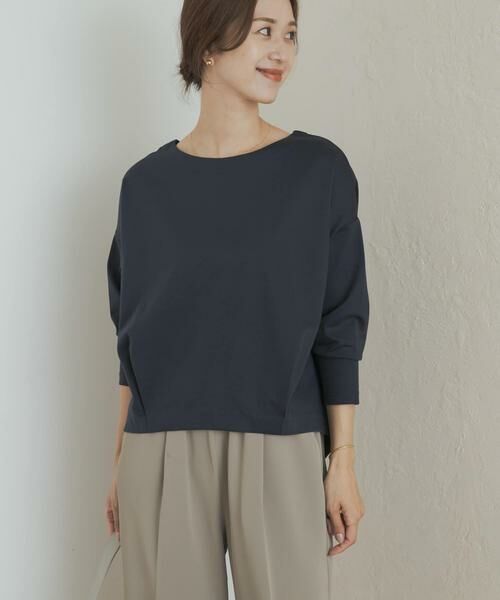 URBAN RESEARCH DOORS / アーバンリサーチ ドアーズ Tシャツ | コットンバックタック長袖プルオーバー | 詳細5