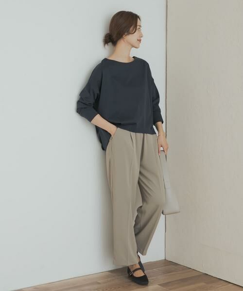 URBAN RESEARCH DOORS / アーバンリサーチ ドアーズ Tシャツ | コットンバックタック長袖プルオーバー | 詳細7