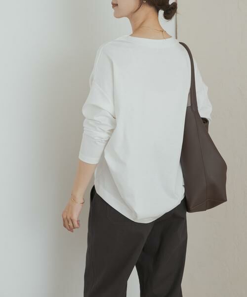 URBAN RESEARCH DOORS / アーバンリサーチ ドアーズ Tシャツ | コットンバックタック長袖プルオーバー | 詳細12