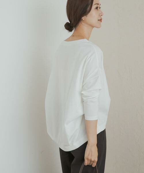 URBAN RESEARCH DOORS / アーバンリサーチ ドアーズ Tシャツ | コットンバックタック長袖プルオーバー | 詳細13