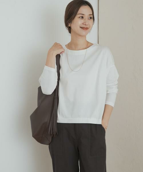 URBAN RESEARCH DOORS / アーバンリサーチ ドアーズ Tシャツ | コットンバックタック長袖プルオーバー | 詳細14