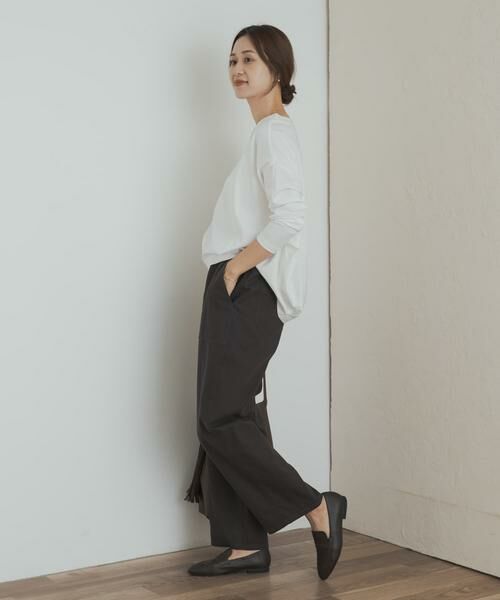 URBAN RESEARCH DOORS / アーバンリサーチ ドアーズ Tシャツ | コットンバックタック長袖プルオーバー | 詳細15