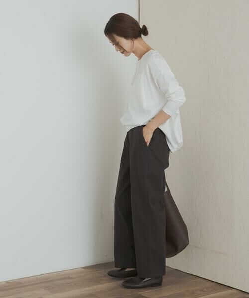 URBAN RESEARCH DOORS / アーバンリサーチ ドアーズ Tシャツ | コットンバックタック長袖プルオーバー | 詳細16