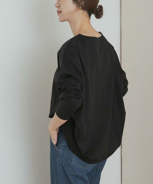 URBAN RESEARCH DOORS / アーバンリサーチ ドアーズ Tシャツ | コットンバックタック長袖プルオーバー | 詳細19