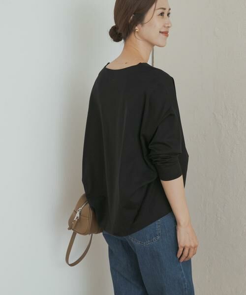 URBAN RESEARCH DOORS / アーバンリサーチ ドアーズ Tシャツ | コットンバックタック長袖プルオーバー | 詳細21