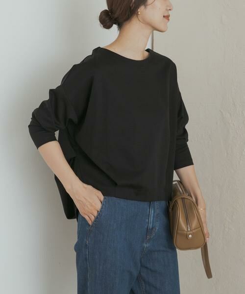 URBAN RESEARCH DOORS / アーバンリサーチ ドアーズ Tシャツ | コットンバックタック長袖プルオーバー | 詳細22