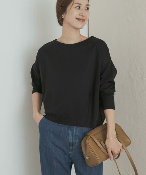 URBAN RESEARCH DOORS / アーバンリサーチ ドアーズ Tシャツ | コットンバックタック長袖プルオーバー | 詳細23