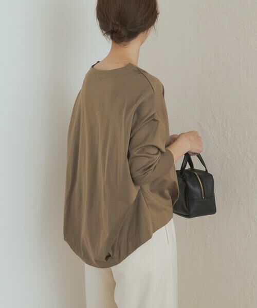 URBAN RESEARCH DOORS / アーバンリサーチ ドアーズ Tシャツ | コットンバックタック長袖プルオーバー | 詳細29