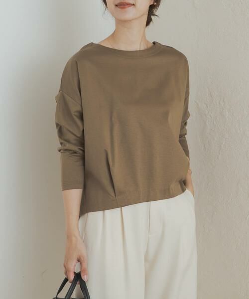 URBAN RESEARCH DOORS / アーバンリサーチ ドアーズ Tシャツ | コットンバックタック長袖プルオーバー | 詳細30