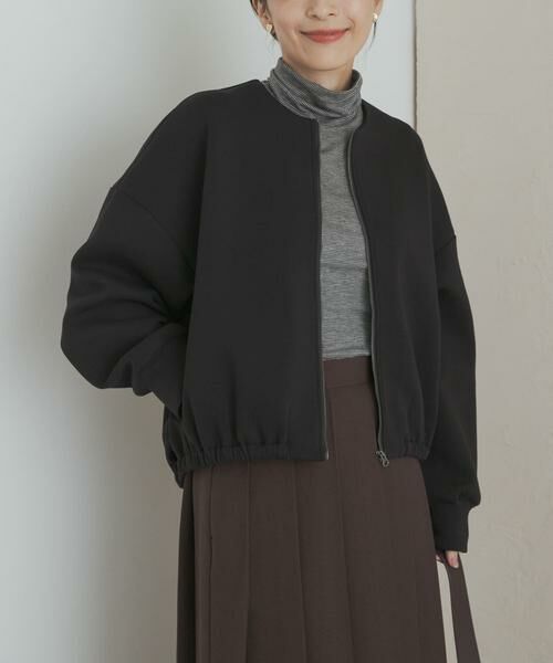 URBAN RESEARCH DOORS / アーバンリサーチ ドアーズ カーディガン・ボレロ | ダンボールZIPカーディガン | 詳細5