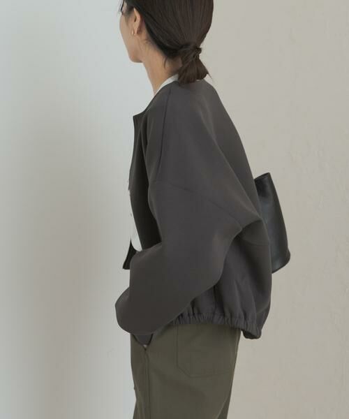 URBAN RESEARCH DOORS / アーバンリサーチ ドアーズ カーディガン・ボレロ | ダンボールZIPカーディガン | 詳細11