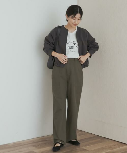 URBAN RESEARCH DOORS / アーバンリサーチ ドアーズ カーディガン・ボレロ | ダンボールZIPカーディガン | 詳細16