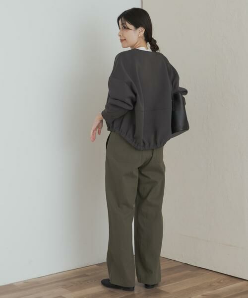 URBAN RESEARCH DOORS / アーバンリサーチ ドアーズ カーディガン・ボレロ | ダンボールZIPカーディガン | 詳細17