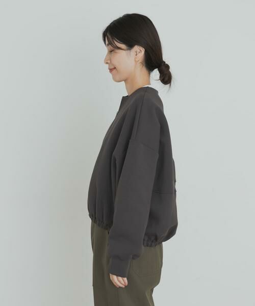 URBAN RESEARCH DOORS / アーバンリサーチ ドアーズ カーディガン・ボレロ | ダンボールZIPカーディガン | 詳細19