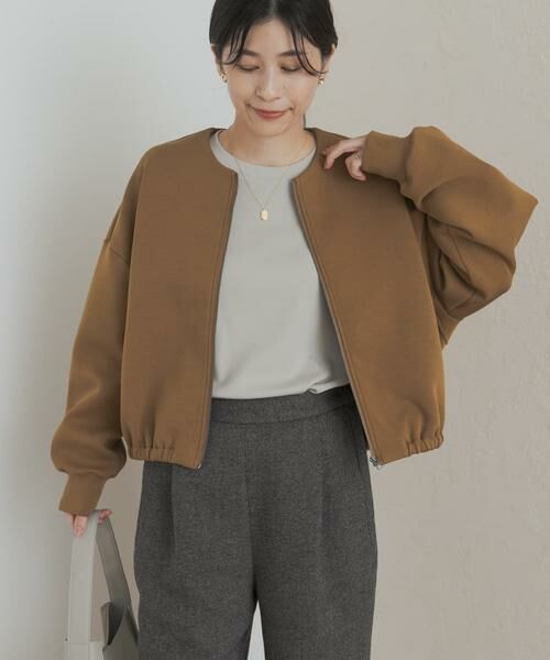 URBAN RESEARCH DOORS / アーバンリサーチ ドアーズ カーディガン・ボレロ | ダンボールZIPカーディガン | 詳細29