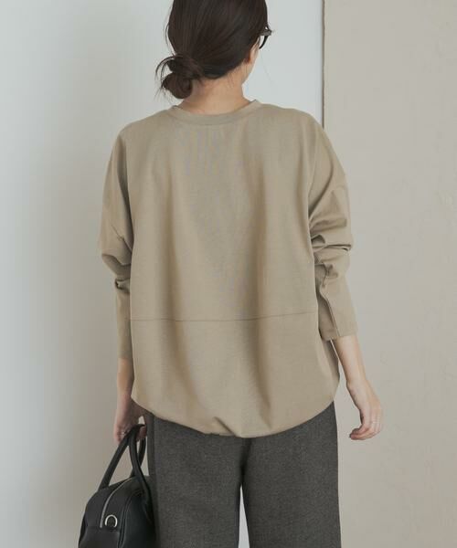 URBAN RESEARCH DOORS / アーバンリサーチ ドアーズ Tシャツ | ヘムドロストロングスリーブプルオーバー | 詳細2