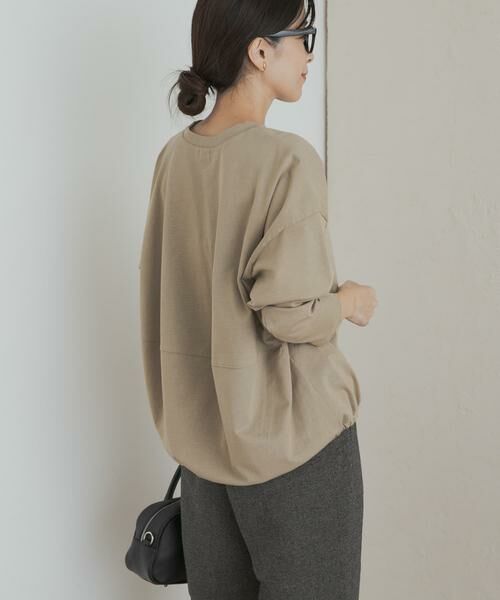 URBAN RESEARCH DOORS / アーバンリサーチ ドアーズ Tシャツ | ヘムドロストロングスリーブプルオーバー | 詳細3