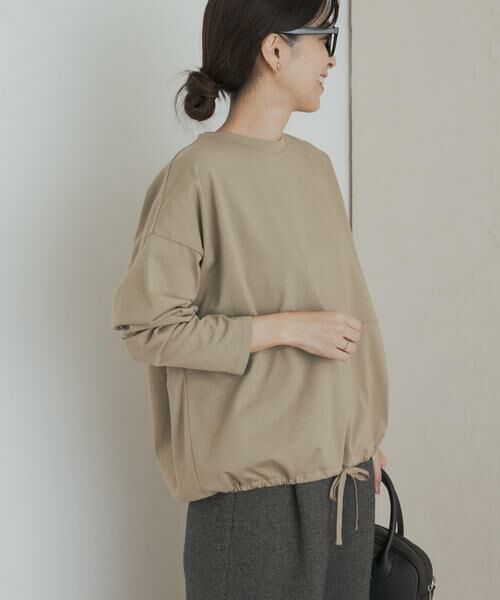 URBAN RESEARCH DOORS / アーバンリサーチ ドアーズ Tシャツ | ヘムドロストロングスリーブプルオーバー | 詳細4