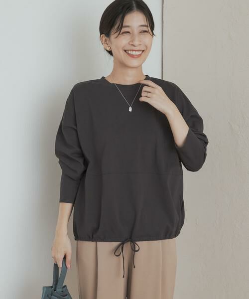 URBAN RESEARCH DOORS / アーバンリサーチ ドアーズ Tシャツ | ヘムドロストロングスリーブプルオーバー | 詳細18