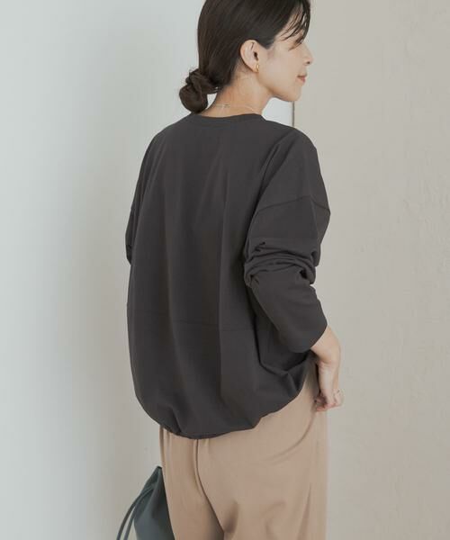 URBAN RESEARCH DOORS / アーバンリサーチ ドアーズ Tシャツ | ヘムドロストロングスリーブプルオーバー | 詳細20