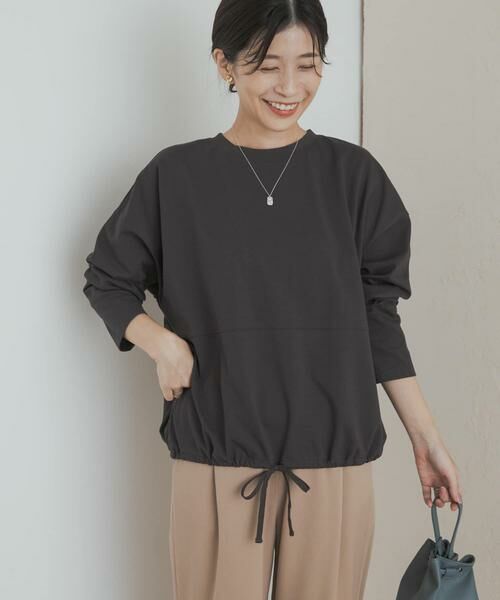 URBAN RESEARCH DOORS / アーバンリサーチ ドアーズ Tシャツ | ヘムドロストロングスリーブプルオーバー | 詳細21