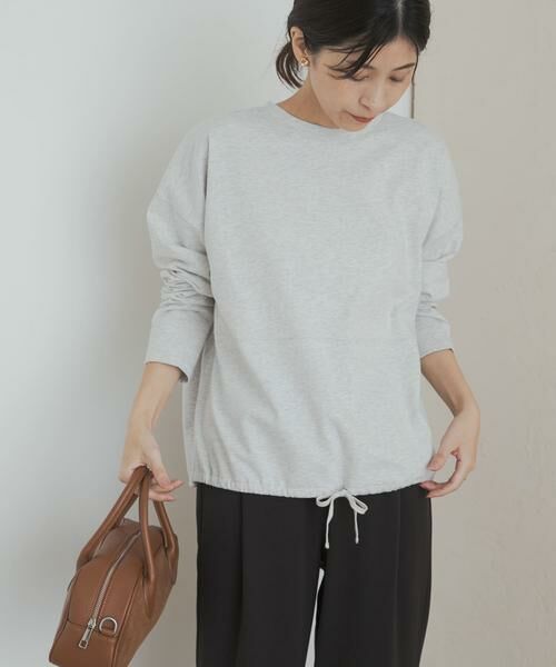 URBAN RESEARCH DOORS / アーバンリサーチ ドアーズ Tシャツ | ヘムドロストロングスリーブプルオーバー | 詳細28