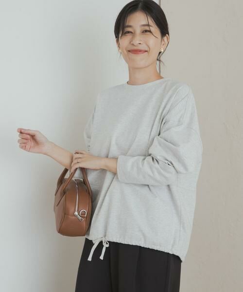 URBAN RESEARCH DOORS / アーバンリサーチ ドアーズ Tシャツ | ヘムドロストロングスリーブプルオーバー | 詳細29