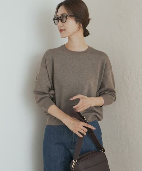 URBAN RESEARCH DOORS / アーバンリサーチ ドアーズ ニット・セーター | ウォッシャブルブライトプルオーバー | 詳細1