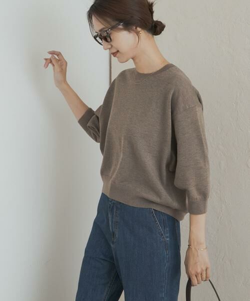 URBAN RESEARCH DOORS / アーバンリサーチ ドアーズ ニット・セーター | ウォッシャブルブライトプルオーバー | 詳細2