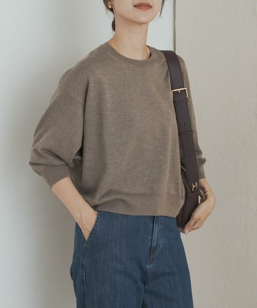 URBAN RESEARCH DOORS / アーバンリサーチ ドアーズ ニット・セーター | ウォッシャブルブライトプルオーバー | 詳細5