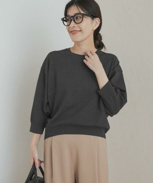 URBAN RESEARCH DOORS / アーバンリサーチ ドアーズ ニット・セーター | ウォッシャブルブライトプルオーバー | 詳細17