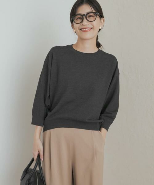 URBAN RESEARCH DOORS / アーバンリサーチ ドアーズ ニット・セーター | ウォッシャブルブライトプルオーバー | 詳細18