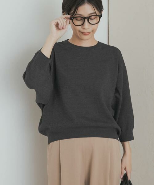 URBAN RESEARCH DOORS / アーバンリサーチ ドアーズ ニット・セーター | ウォッシャブルブライトプルオーバー | 詳細21