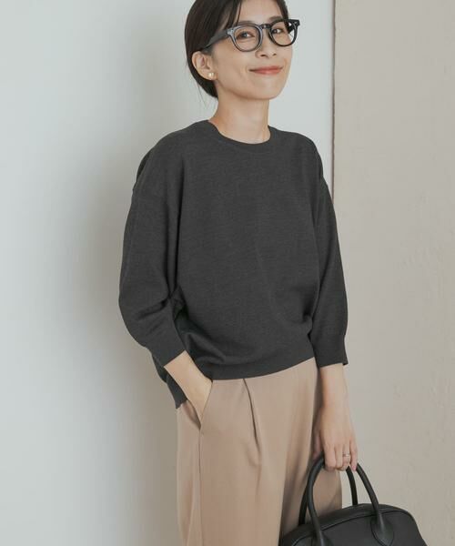 URBAN RESEARCH DOORS / アーバンリサーチ ドアーズ ニット・セーター | ウォッシャブルブライトプルオーバー | 詳細22